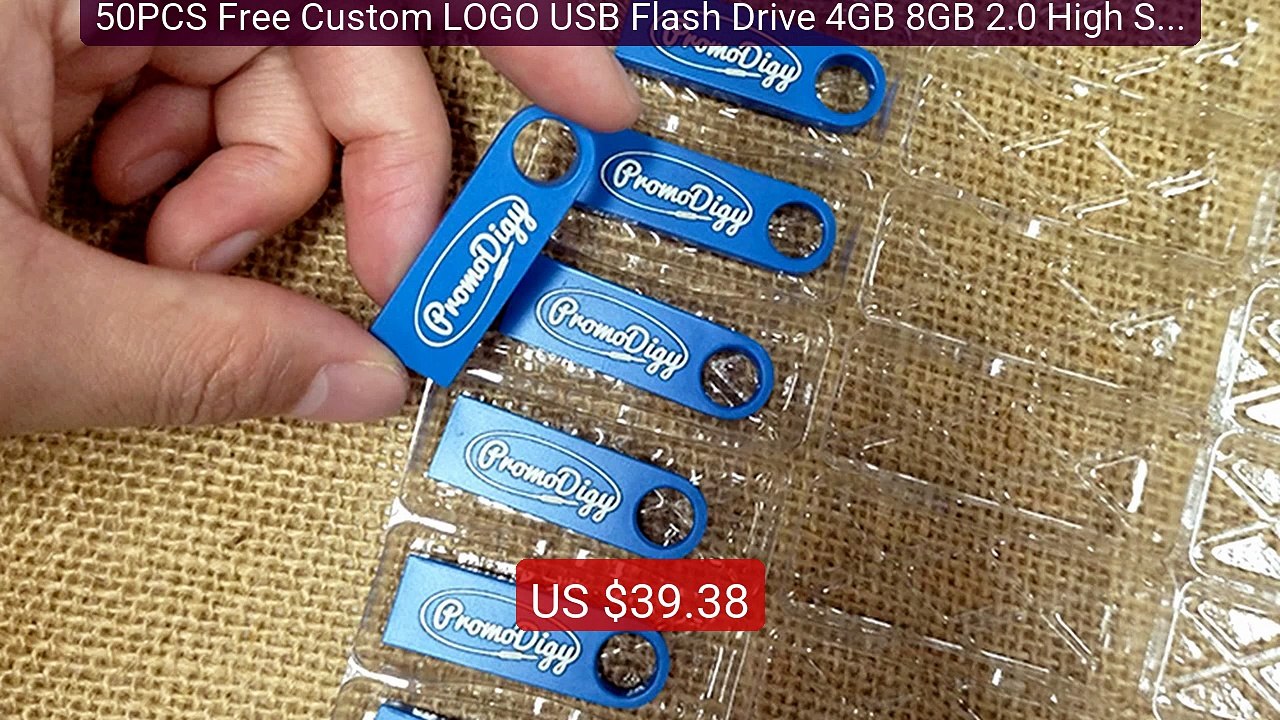 50PCS Free Custom LOGO USB Flash Drive 4GB 8GB...