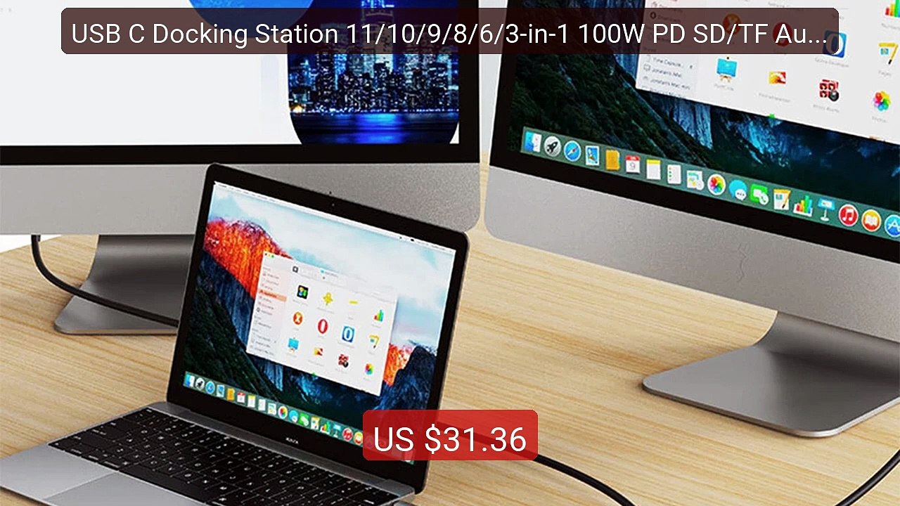 USB C Docking Station 11/10/9/8/6/3-in-1 100W PD SD/TF Audio USB C ... — Top Rated 2026 | Buy Now!