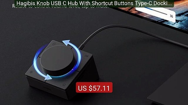 Hagibis Knob USB C Hub With Shortcut Buttons Type-C Docking Statio... — Best Deal 2026 | Shop Now!