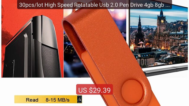 30pcs/lot High Speed Rotatable Usb 2.0 Pen Drive 4gb 8gb 16gb ... — Hot Deal 2026 | Limited Offer!