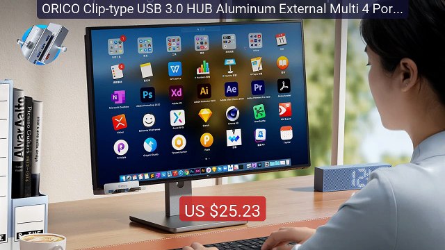 ORICO Clip-type USB 3.0 HUB Aluminum External Multi 4 Ports U... — Amazing Value 2026 | Must Have!