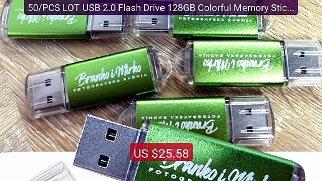 50/PCS LOT USB 2.0 Flash Drive 128GB Colorful Memory Stick ... — Top Pick 2026 | Unbeatable Price!
