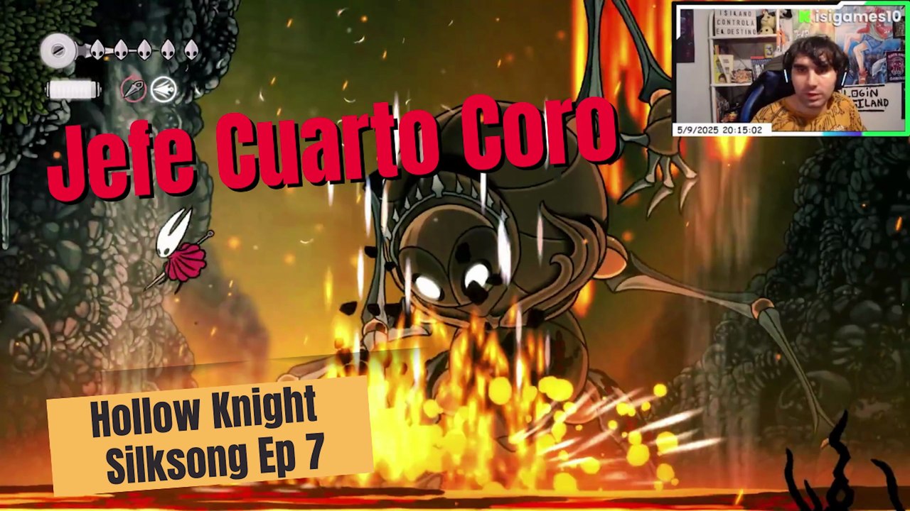 Hollow Knight Silksong Duelo ardiente contra Cuarto Coro en la lava  Ep 7