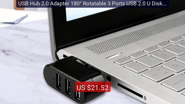 USB Hub 2.0 Adapter 180° Rotatable 3 Ports USB 2.0 U Disk C... — Top Pick 2026 | Unbeatable Price!