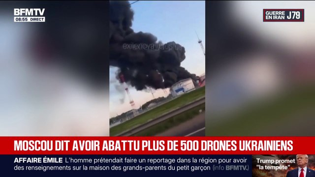 Guerre en Ukraine: la Russie affirme avoir été visée par plus de 500 drones ukrainiens, au moins quatre morts recensés