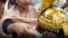 'Dimple Queen' Rachita Ram seeks blessings at the Koragajja temple! 🙏✨ #RachitaRam #Koragajja #DimpleQueen | State News Live