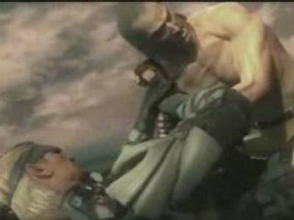 MGS 4 - Snake VS Liquid-Ocelot *CutScene* (SPOILERS)