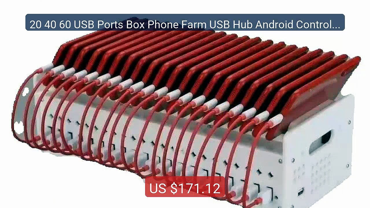 20 40 60 USB Ports Box Phone Farm USB Hub Android Control Box ... — Best Buy 2026 | Great Quality!
