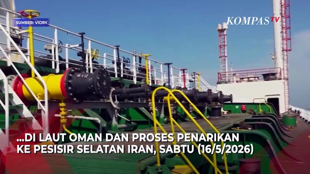 Angkatan Laut Iran Rilis Rekaman Penyitaan dan Penarikan Kapal Tanker Ocean Koi di Laut Oman
