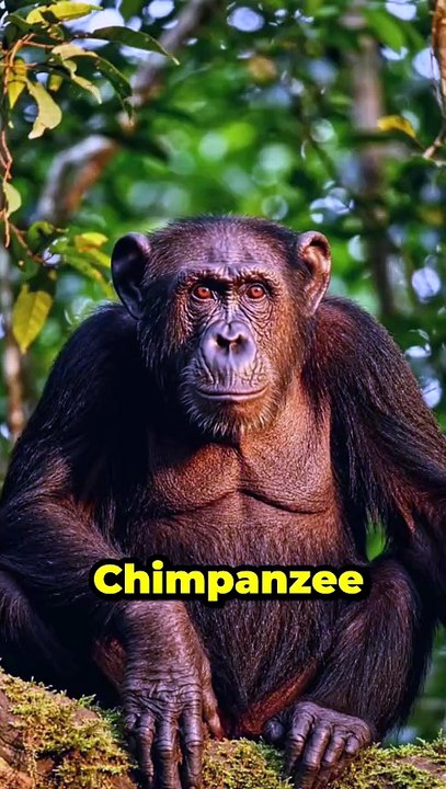The Scariest Thing About Chimpanzees Will Shock You! 🧠😳 #amazingfact#wildlife
