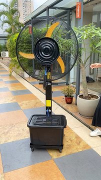 Mingletec BLDC industrial mist fan #mingletec #BLDC #industrialfan #mistfan #coolingfan