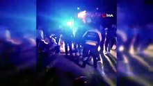 Taraftarları taşıyan midibüs devrildi: 27 taraftar yaralı