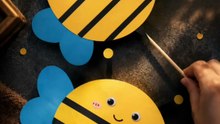 Easy Paper Bee Craft for Kids! 🐝✨
