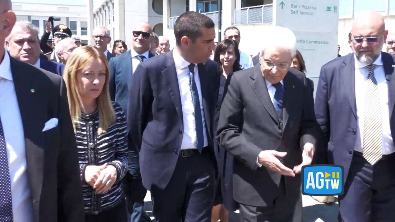 Mattarella e Meloni lasciano l'ospedale di Modena dopo aver visitato i feriti