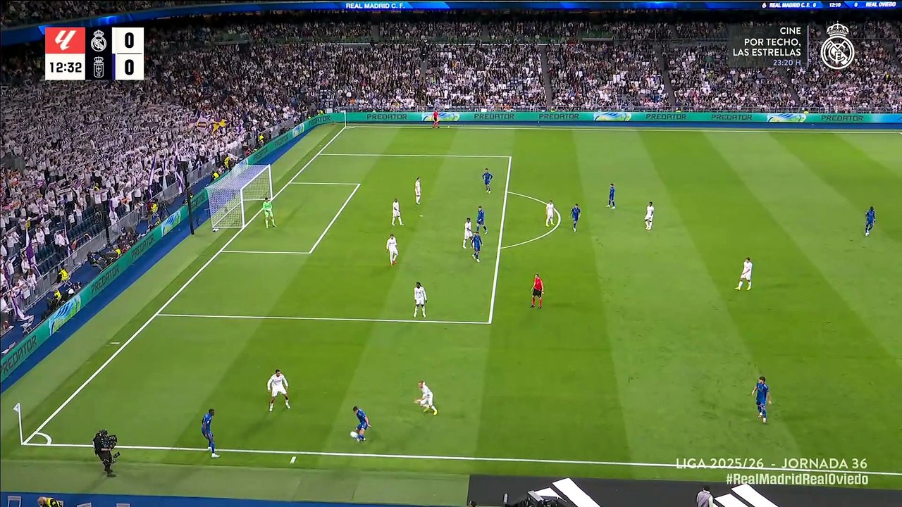 Real Madrid vs Real Oviedo P1  primera parte primer tiempo Jornada 36 Liga 2025 2026