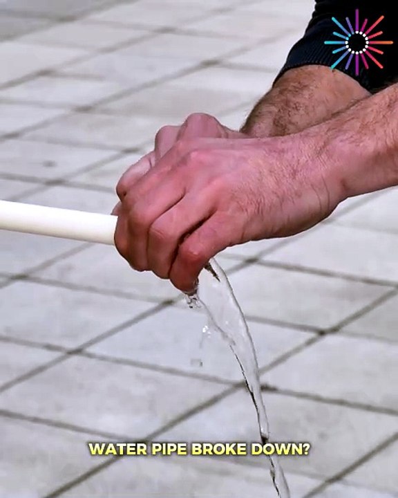 Fixing a broken pipe that's still running🛠️