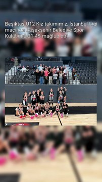 Beşiktaş U12 Kız takımımız, İstanbul Ligi maçında Başakşehir Belediye Spor Kulübünü 31-45 yendi.