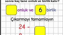 3.4- Modelleri Kullanarak Onluk Bozarak Çıkarma - 2. Sınıf Matematik #shorts