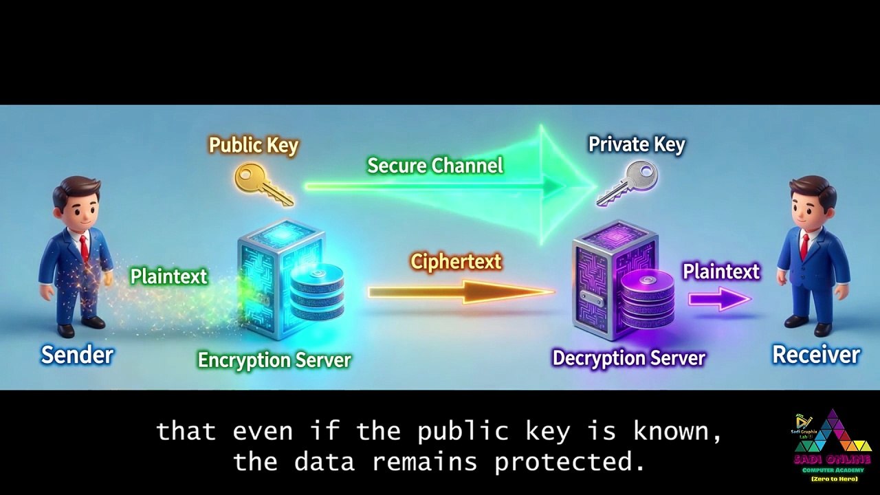 Asymmetric Encryption Explained | Public Key Cryptography Basics