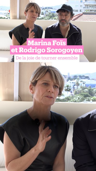 Marina Foïs et Rodrigo Sorogoyen pour "L'Être aimé"