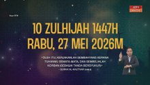 Umat Islam di Malaysia sambut Aidiladha pada 27 Mei