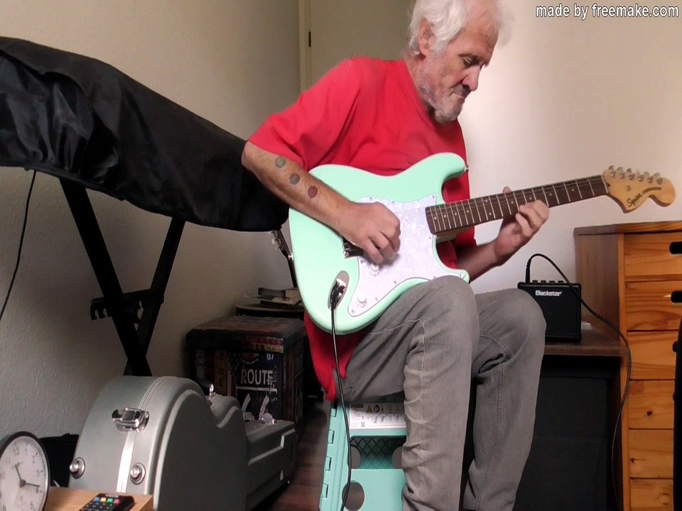 Bluesrock Electric Guitar Improvisation