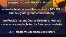 (Available) ACQ VANTAGE – Alex Hormozi