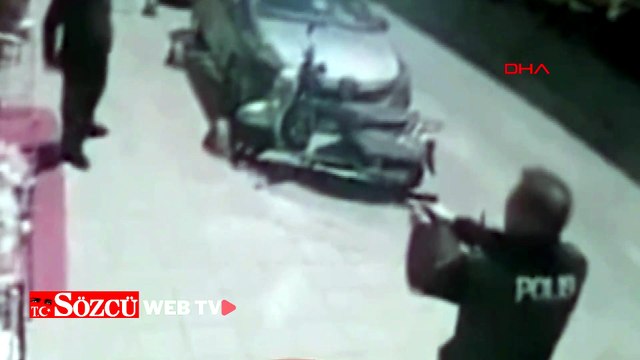 Çorlu'da 2 polisi şehit eden saldırganın yakalanma anı kamerada