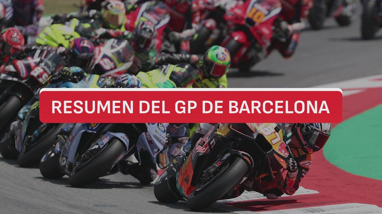 Resumen del GP de Cataluña de Moto GP: muy accidentado y con sorpresa final