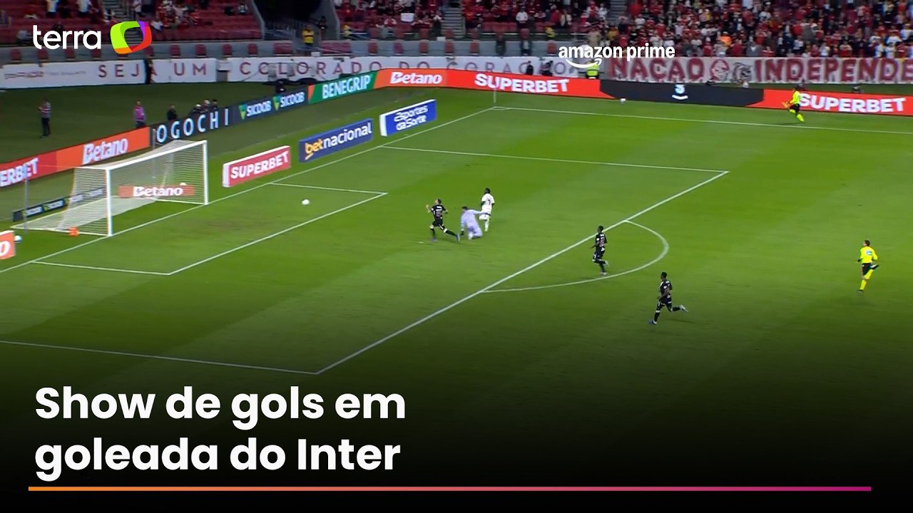 Vasco é goleado pelo Internacional no Beira-Rio; veja os gols