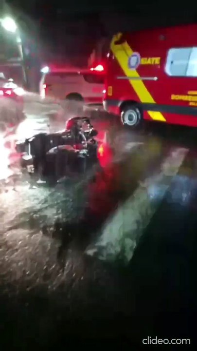 Vídeo mostra acidente que matou motoboy, tiros contra imprensa e prisão de motorista