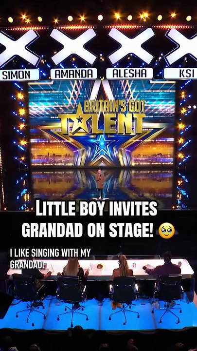American got talent ||  Part 1 Little boy invited Grandad On stage