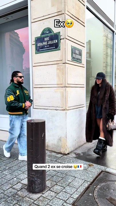 When two exes run into each other 🥹😂🇫🇷🤭