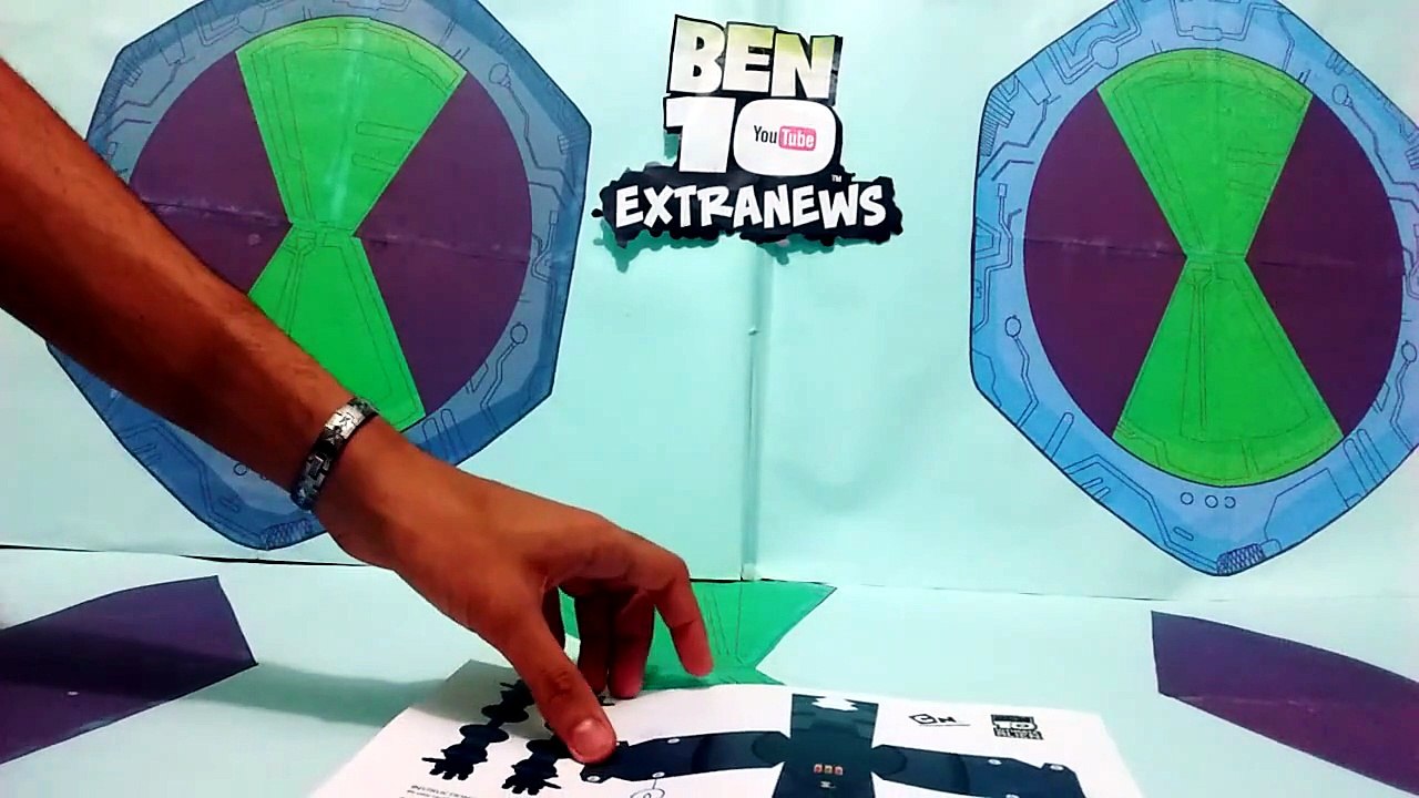 Tutorial- Brinquedo de Papel do NRG- Ben 10 UA