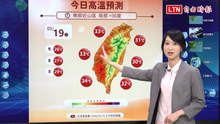 今南部高溫36度！ 各地偏熱 週四午後降雨範圍擴大