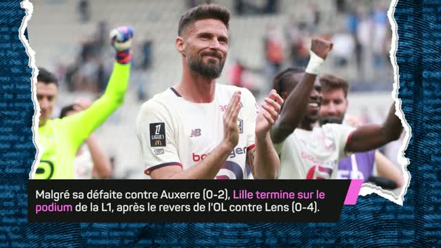 Ligue 1 - Lille sur le podium, Nice en barrages !