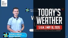 Today's Weather, 5 A.M. | May 18, 2026