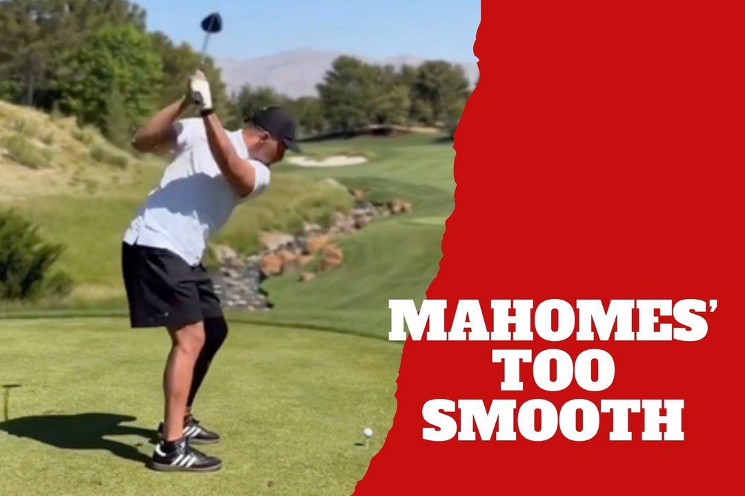 Patrick Mahomes looks smooth on the golf course and Chiefs fans can’t wait for the NFL season