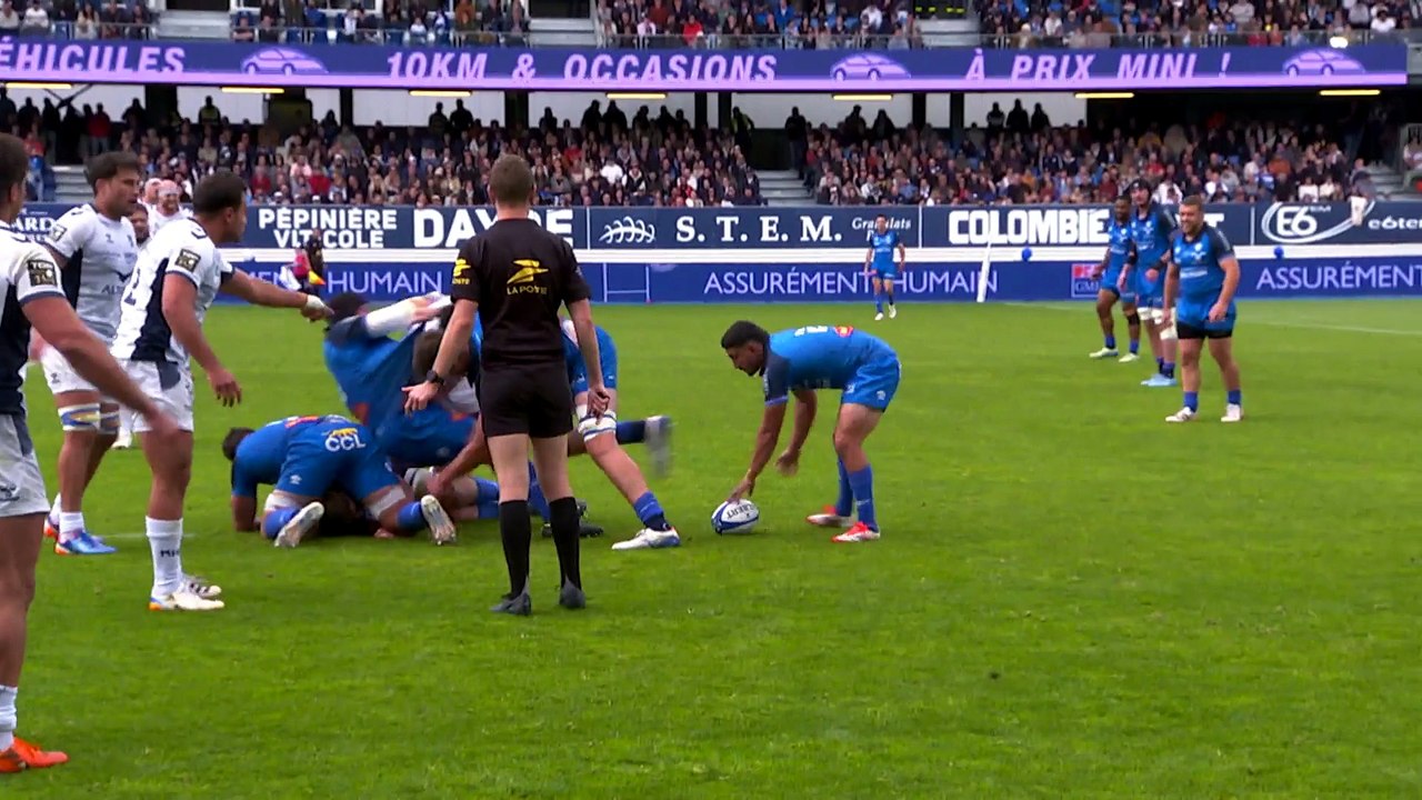 TOP 14 - Essai de Donovan TAOFIFENUA (MHR) - Castres Olympique - Montpellier Hérault Rugby
