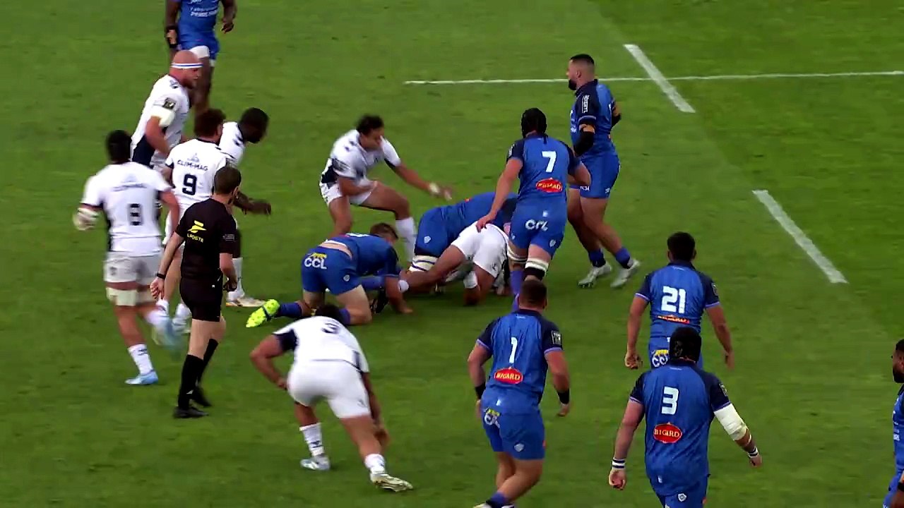 TOP 14 - Essai de Yacouba CAMARA (MHR) - Castres Olympique - Montpellier Hérault Rugby