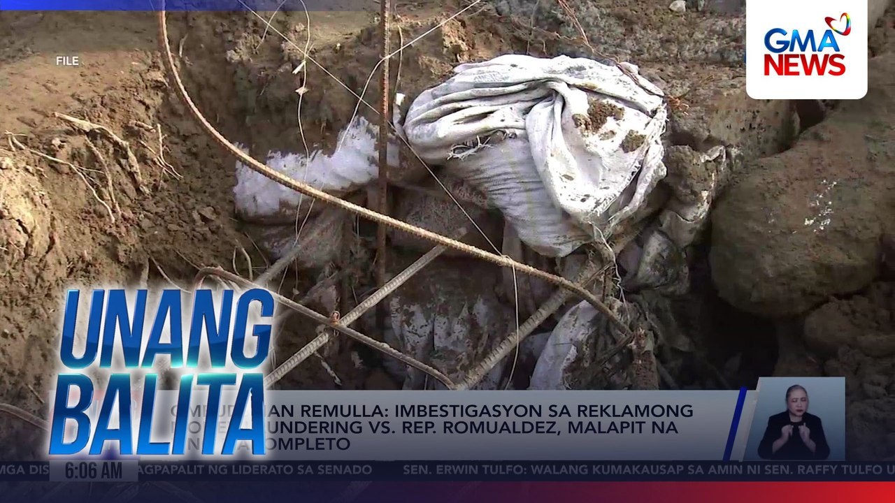 Ombusdman Remulla - 1st draft ng resulta ng imbestigasyon sa ilang mambabatas kaugnay sa flood control projects, malapit nang makompleto | Unang Balita