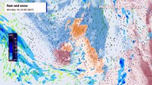 Showers will be frequent today and tomorrow before weather turns warmer