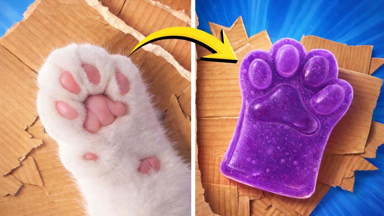 Create a Cozy Giant Paw for Your Feline Friend