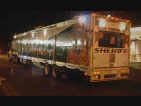 Véhicules de sheriff du comté du département de Floride