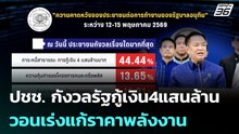 ปชช. กังวลรัฐกู้เงิน4แสนล้าน - วอนเร่งแก้ราคาพลังงาน | โชว์ข่าวเช้านี้ | 18 พ.ค. 69