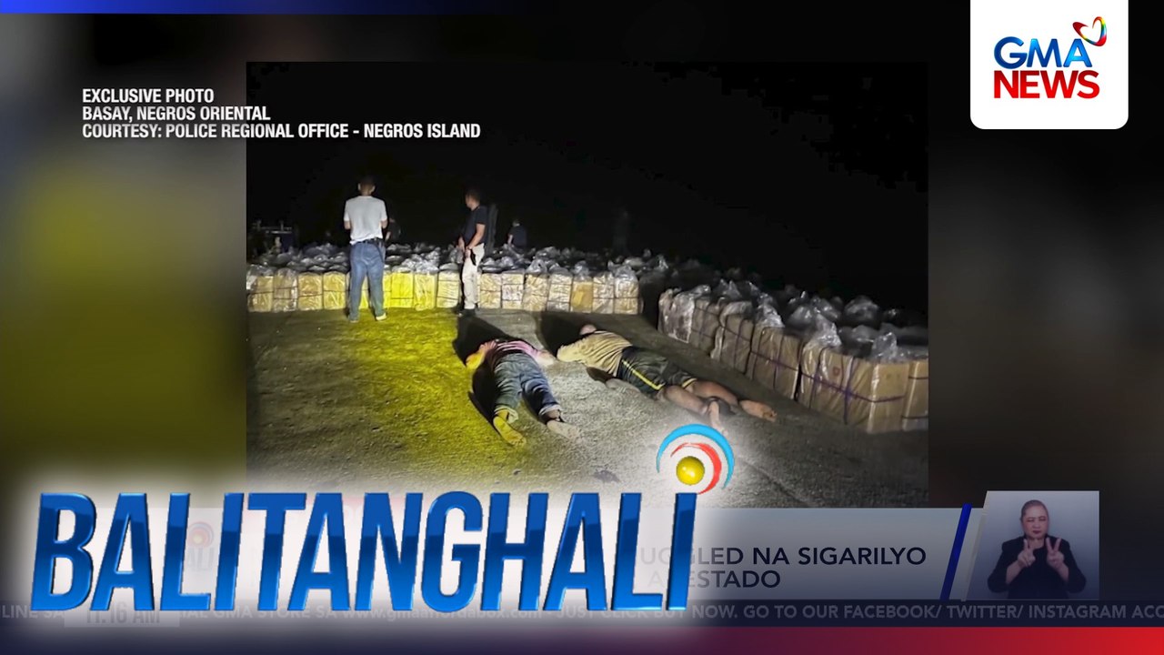 Mahigit P40-M halaga ng smuggled na sigarilyo mula Indonesia, nasabat; 9, arestado | Balitanghali