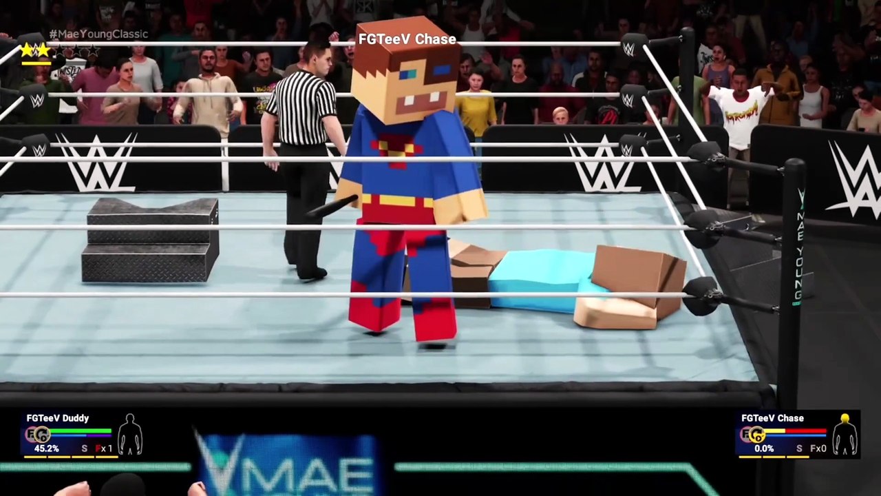 (Father VS Son Part 2) FGTeeV Chase VS FGTeeV Duddy in WWE 2K19
