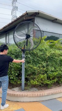 Mingletec BLDC industrial wall fan #mingletec #bldc #industrialfan #wallfan #outdoor