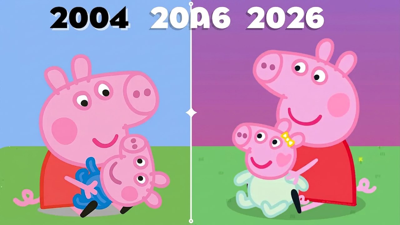 ¡La evolución completa de Peppa Pig! (2004-2026)