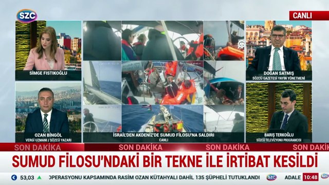 İsrail Sumud Filosu'na saldırıyor